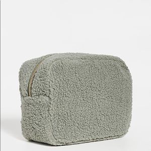 Stoney Clover Lane Cozy Sherpa Large Moss Pouch